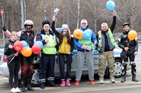 Увеличить и посмотреть фото Сотрудники Госавтоинспекции Западного округа приняли участие в акции «Внимание, мотоциклист!»