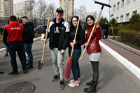 Увеличить и посмотреть фото В УВД по ЗАО состоялся традиционный весенний субботник