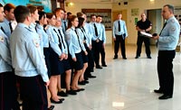 Увеличить и посмотреть фото В УВД по ЗАО представлено молодое пополнение из ведомственных университетов МВД