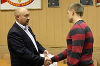 Глава муниципального округа принял участие в торжественной отправке призывников района Проспект Вернадского в ряды Вооруженных Сил Российской Федерации