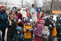 Новогодние уличные гуляния на двух дворовых площадках муниципального округа